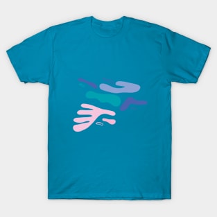 fluid colorful T-Shirt